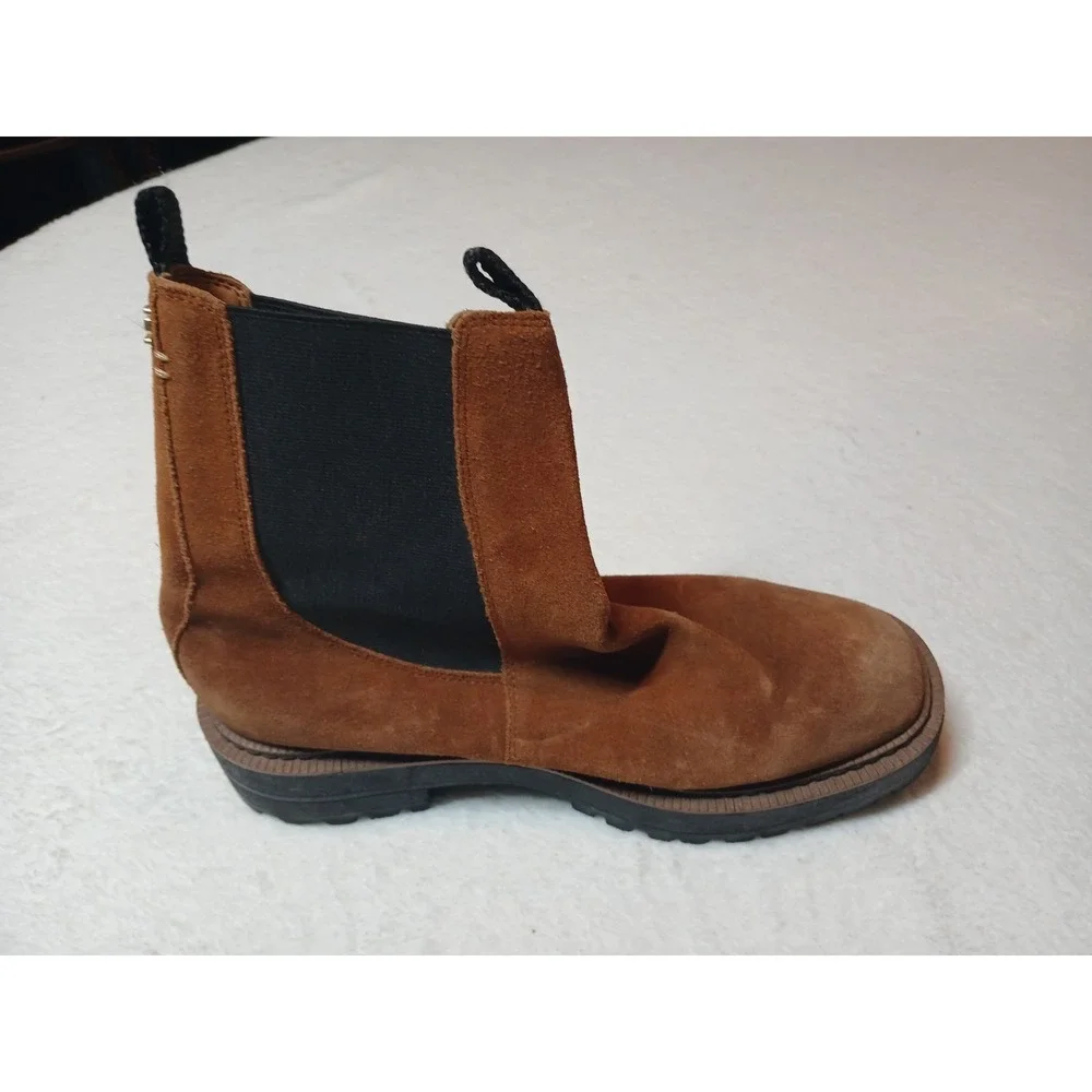 Sam Edelman Laguna‎ Frontier Brown Suede Chelsea Boots H26800L203 Size 7.5 M